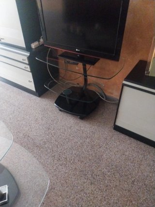 Conjunto de mesas de centro y TV