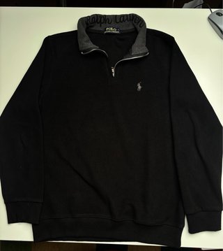 Sudadera Polo Ralph Lauren Quarter Zip Negra M