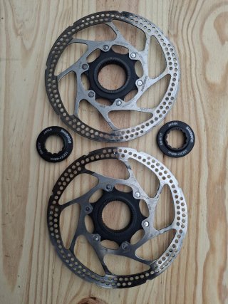 2 Discos de Freno Shimano XT 160mm Centerlock