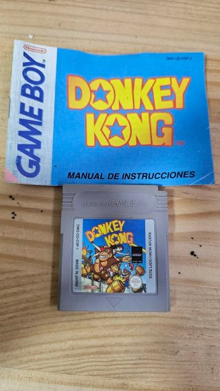 Donkey Kong para Game Boy con manual