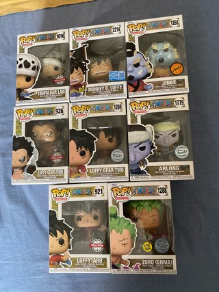 Set de 8 Figuras Funko Pop! One Piece