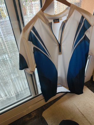 Maillot de Ciclismo Crivit Blanco y Azul