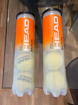 2 Botes de Pelotas de Tenis HEAD Radical