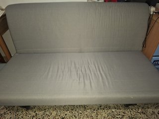 Sofá Cama Ikea Gris Tela