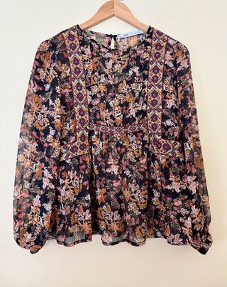 Blusa estampada de Zara - Talla S