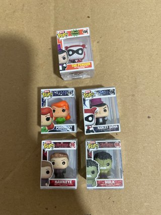 Figuras Mini Funko Avengers y Batman