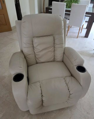 Sofá Mecedora Reclinable con Masaje