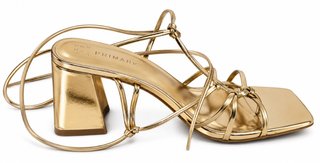 Sandalias de tacón doradas Primark Talla 39