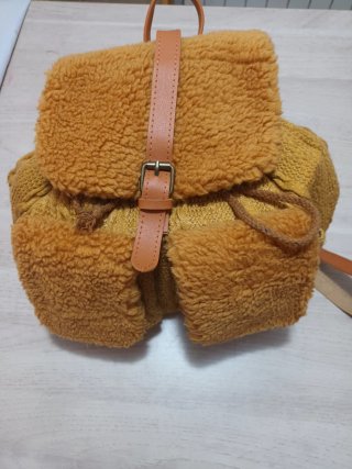Mochila de Borreguito Amarilla
