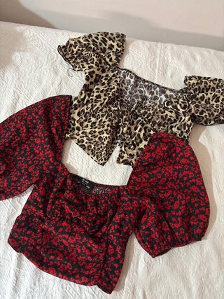 Pack de 2 Tops Bershka Talla S