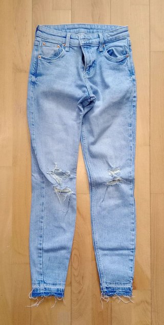 Pantalón Vaquero Azul Bershka