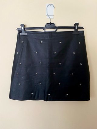 Falda negra polipiel Easy Wear - Talla M