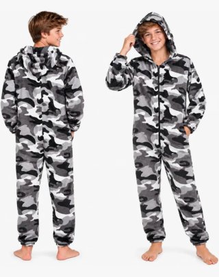 Pijama Entero Invierno Camuflaje Talla 13-14