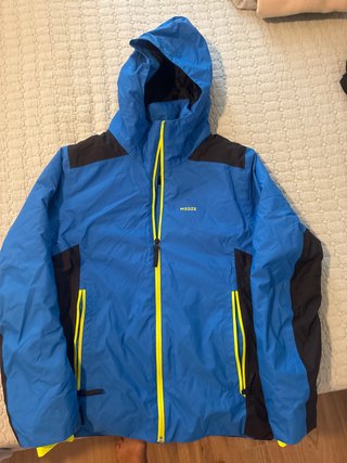 Anorak de nieve Wedze azul y negro