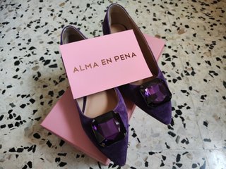 Zapatos Alma en Pena Morados