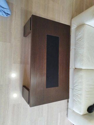 Mesa de comedor de madera extensible