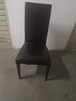 Silla de salón marrón