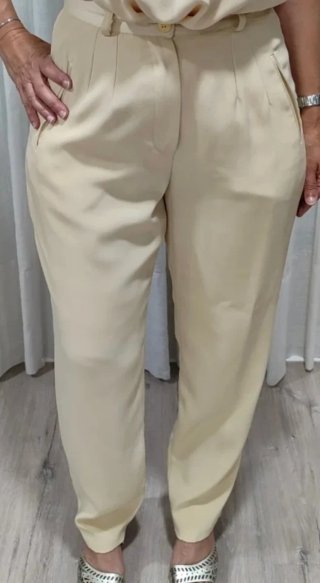Pantalón de vestir Brunela beige