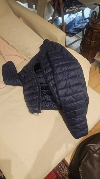Cazadora plumífero ligero azul marino TEX