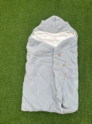 Saco Carrito de Bebé Azul de entretiempo Mango