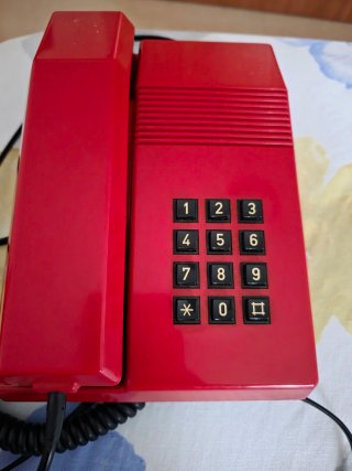 Teléfono Vintage Teide Rojo