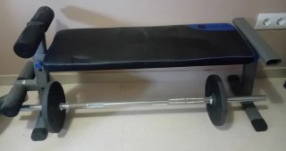 Banco de Pesas con Barra de 5kg