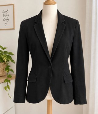 Chaqueta Americana Negra