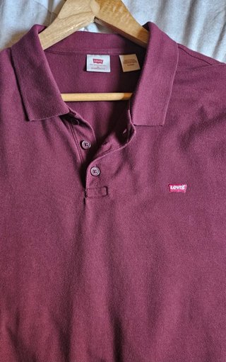 Polo Levi's Hombre Burdeos Talla XL