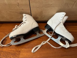Patines de Hielo Blancos Talla 31/32