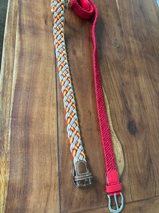 2 Cinturones para niño talla 75 cm