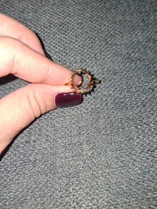 Anillo de Acero Inoxidable Dorado