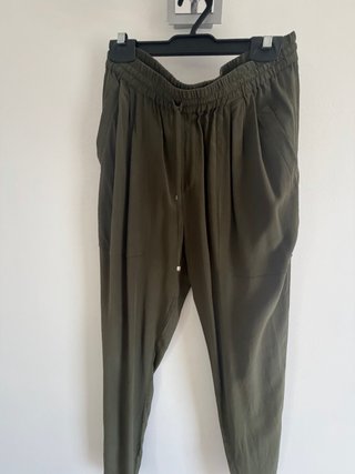 Pantalón Massimo Dutti Verde Oliva