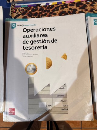 Operaciones auxiliares de gestión de tesorería