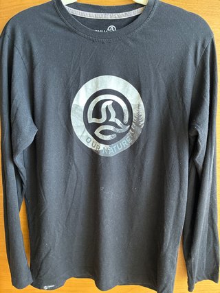 Camiseta manga larga Ternua negra