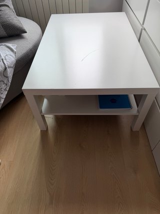 Mesa de centro IKEA blanca 118x78 cm