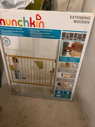 Valla de seguridad de madera Munchkin