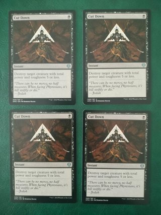 4 Cartas Magic: The Gathering - Cut Down