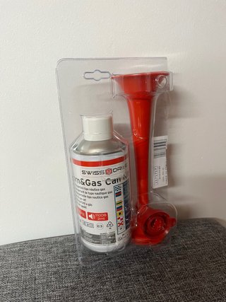 Bocina portátil de gas tipo náutico 110dB - NUEVA