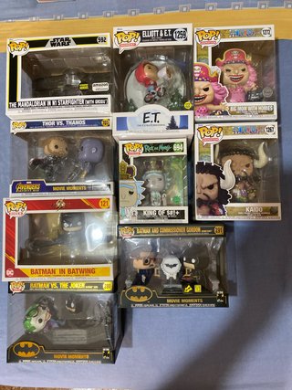 Lote de 9 Figuras Funko Pop