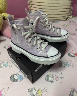 Zapatillas Converse Purpurina Talla 35