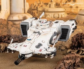 Devilfish mantarraya Tau Warhammer en matriz