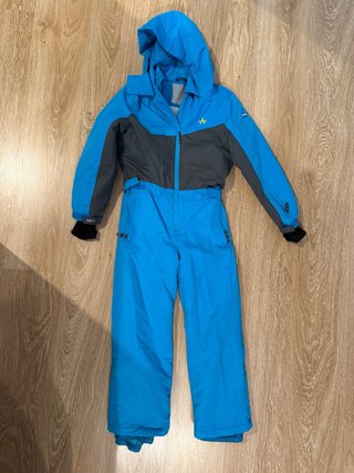Mono de Esquí marca Wanabee Azul y Gris Talla 10