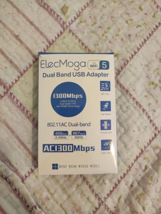 Adaptador WiFi USB ElecMoga AC1300 Dual Band