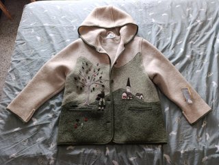 Chaqueta de lana estilo alpino Preciosa chaqueta/a