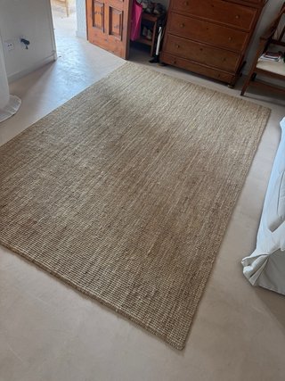 Alfombra Ikea Lohals de Yute.