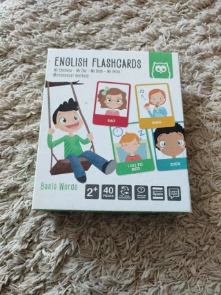 Juego Montessori English Flashcards