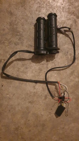 Puños calefactables para moto