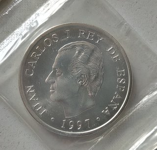 3 Monedas 2000 Pesetas Plata 1997 Quijote