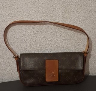 Bolso de cuero Louis Vuitton Monogram .