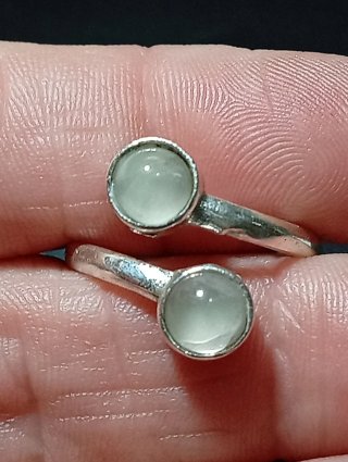 Anillo de Plata de Ley piedra luna